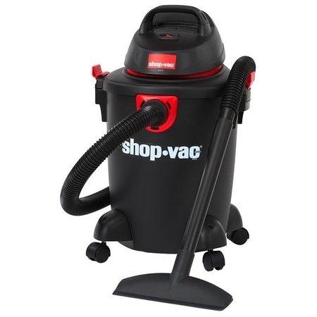 SHOP-VAC WetDry Vacuum, 6 gal Vacuum, Cartridge, Dry, Foam Sleeve Filter, 35 hp, Black Housing 5985005